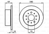 ДИСК ГАЛЬМIВНИЙ ЗАДНIЙ COATED BOSCH 0 986 479 B63 (фото 6)