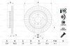 Гальмівний диск складається з двох частин BOSCH 0986479E04 (фото 5)