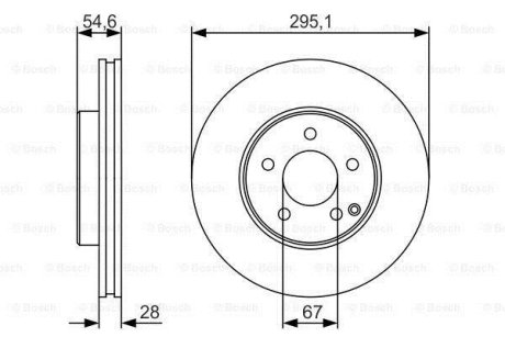 Диск тормозной BOSCH 0 986 479 R99