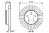 Диск тормозной BOSCH 0 986 479 U04 (фото 1)