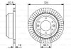 Диск тормозной BOSCH 0986479U29 (фото 1)