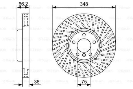 Тормозной диск BOSCH 0986479W20