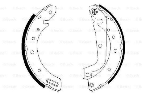 Барабанные колодки BOSCH 0 986 487 583