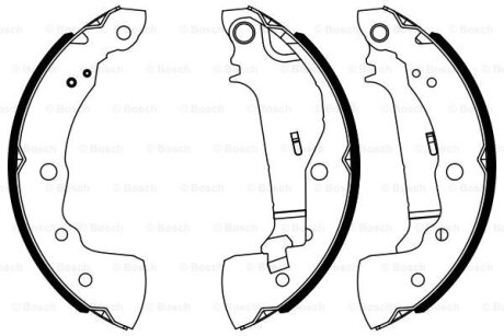 Гальмівна колодка BOSCH 0986487963