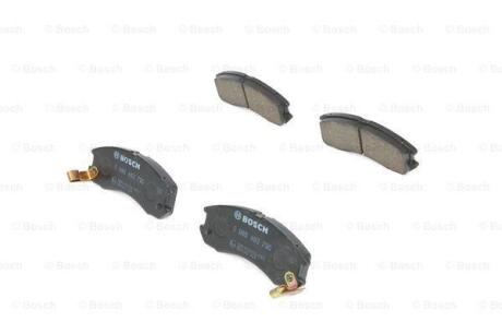 Гальмівні колодки, дискові BOSCH 0986493790