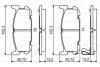 Комплект гальмівних колодок BOSCH 0986494226 (фото 1)