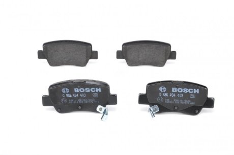 ДИСКОВЫЕ КОЛОДКИ ЗАДНI BOSCH 0 986 494 403