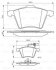 Комплект гальмівних колодок BOSCH 0986494415 (фото 1)