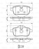 Комплект гальмівних колодок BOSCH 0986494450 (фото 1)