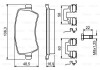 Гальмівні колодки, дискові BOSCH 0986494641 (фото 8)