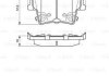 Колодки тормозные дисковые BOSCH 0 986 494 678 (фото 1)