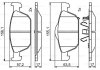 Гальмівні колодки дискові BOSCH 0986494785 (фото 1)