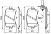 Комплект гальмівних колодок BOSCH 0986494814 (фото 7)