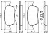 Тормозные колодки дисковые BOSCH 0986494823 (фото 1)