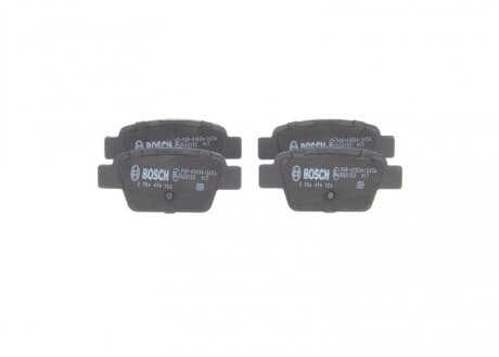 Комплект гальмівних колодок BOSCH 0986494926