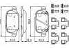 Колодки гальмівні дискові BOSCH 0 986 494 935 (фото 1)