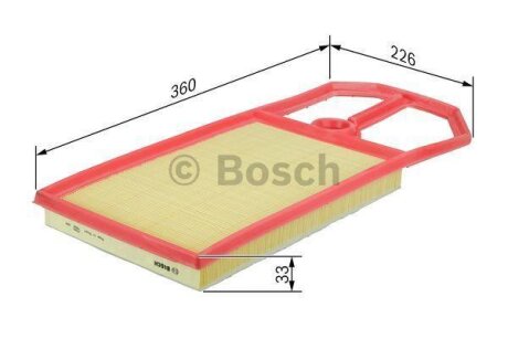 Фільтр повітряний BOSCH 1457433574