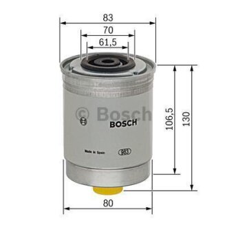 Фільтр паливний BOSCH 1457434103