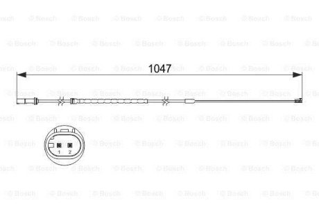 Датчик зносу гальмівних колодок BOSCH 1 987 473 512