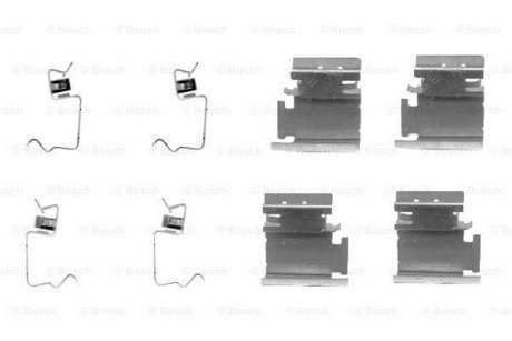 Монтажный кол-т передних тормозов. колодок FORD Transit \'\'06>> BOSCH 1987474311