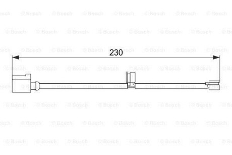 ДАТЧИК ЗНОШУВАННЯ ДИСК.КОЛ.ЗАД BOSCH 1987474569