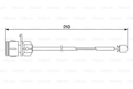 Тормозные аксессуары BOSCH 1987474938