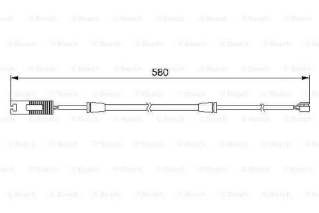 Датчик износ.тормоз колодок BMW 750i E38 ''F''94-01 BOSCH 1987474941