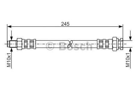 Тормозной шланг BOSCH 1987476876