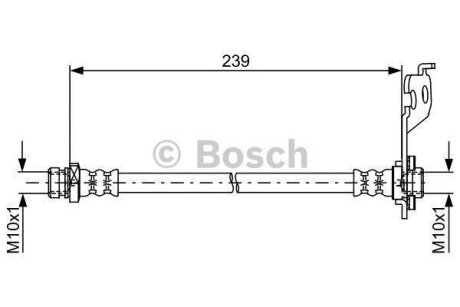 Гальмівний шланг BOSCH 1987481761