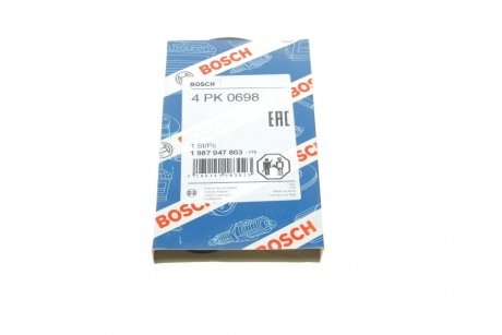 Ремень поликлиновый(приводной) 4PK698 BOSCH 1 987 947 803