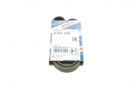 РЕМЕНЬ П-КЛИНОВЫЙ 5PK790 BOSCH 1 987 947 910