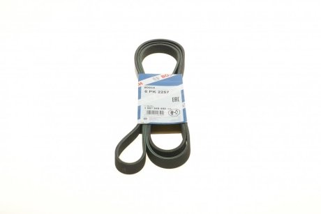 Ремень клиновый 6PK2257 BOSCH 1 987 948 495