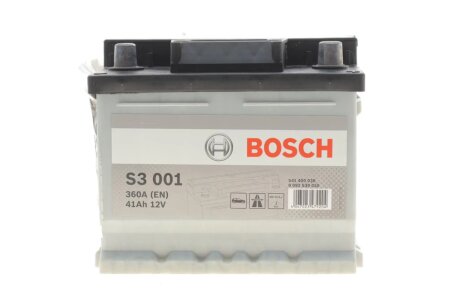 Акумулятор 12В/41Аг/360А/10,76кг BOSCH DSC0092S30010