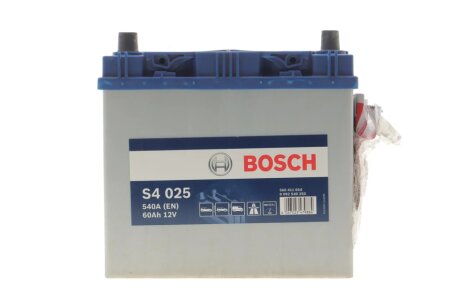 Акумулятор 12В/60Аг/540А/14,11кг BOSCH DSC0092S40250