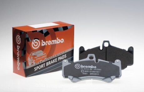 Гальмівні колодки тюнінгові BREMBO 07B31500 (фото 1)