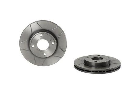 Гальмівний диск пер. Fiesta VI 09- (258x23) BREMBO 09.A968.76