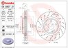 Гальмівний диск BREMBO 09B80751 (фото 1)