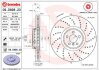Гальмівний диск складається з двох частин BREMBO 09D89823 (фото 1)