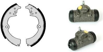 К-кт гальм.барабана (колодки, циліндр, пружини) BREMBO H61009