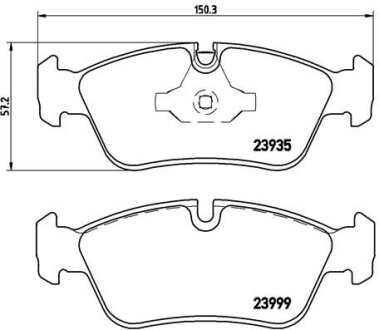Гальмівні колодки тюнінгові BREMBO P06035X