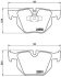 Гальмівні колодки тюнінгові BREMBO P06039X (фото 1)