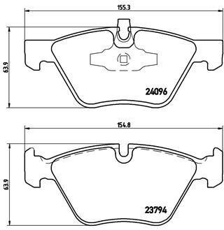 Гальмівні колодки тюнінгові BREMBO P06040X