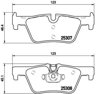 Гальмівні колодки тюнінгові BREMBO P06071X (фото 1)