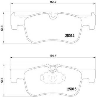 Гальмівні колодки тюнінгові BREMBO P06078X