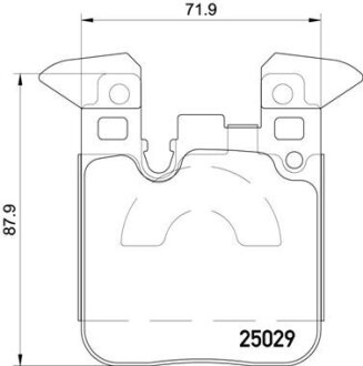 Гальмівні колодки тюнінгові BREMBO P06087X
