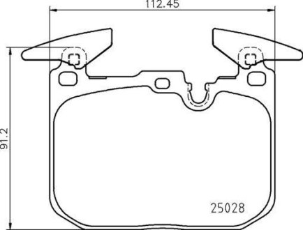 Гальмівні колодки дискові BREMBO P06 098