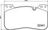 Комплект гальмівних колодок BREMBO P06100 (фото 1)