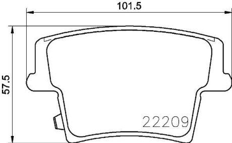 Тормозные колодки дисковые BREMBO P11 040