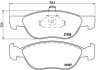 Комплект гальмівних колодок BREMBO P23081 (фото 1)