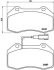 Комплект гальмівних колодок BREMBO P23117 (фото 1)
